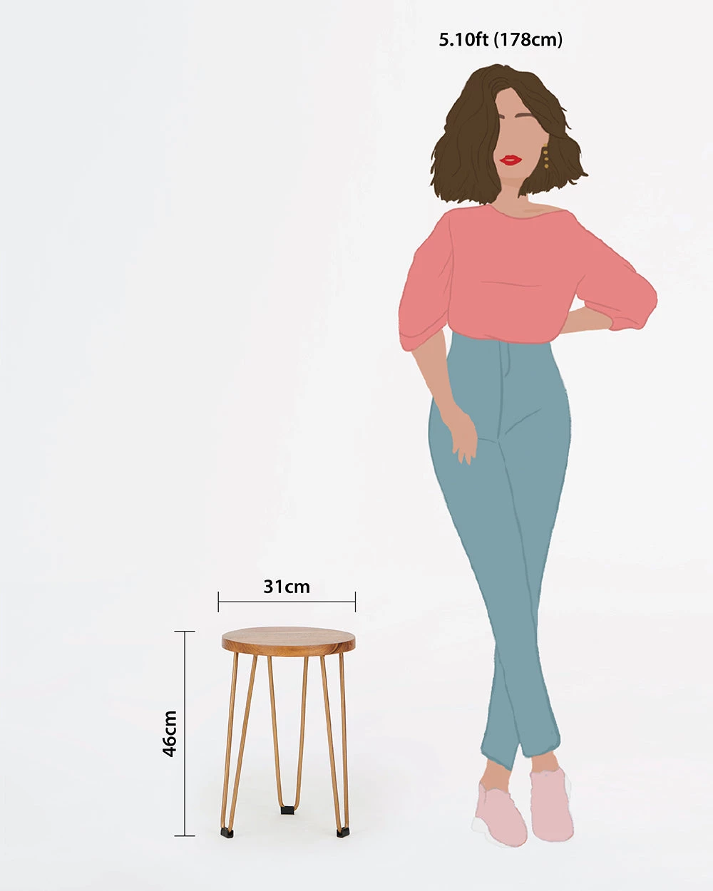 Chumbakdesign Furniture & Storage Kitsch Side Table 7 Chumbakdesign Furniture & Storage Kitsch Side Table