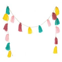 Chumbakdesign Decor & Living Tassel Tales Wall Bunting - Multicolor 9 Chumbakdesign Decor & Living Tassel Tales Wall Bunting - Multicolor