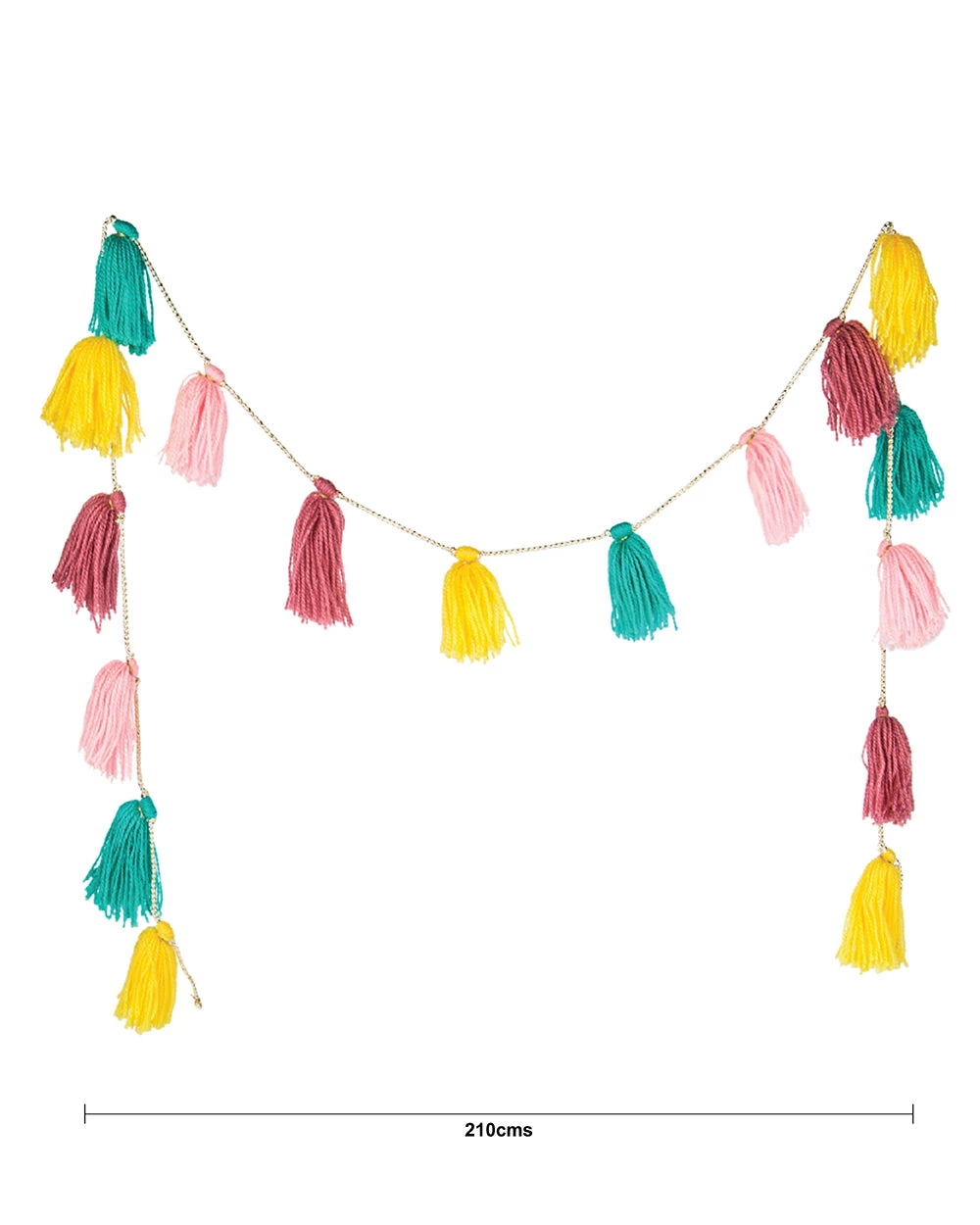 Chumbakdesign Decor & Living Tassel Tales Wall Bunting - Multicolor 6 Chumbakdesign Decor & Living Tassel Tales Wall Bunting - Multicolor