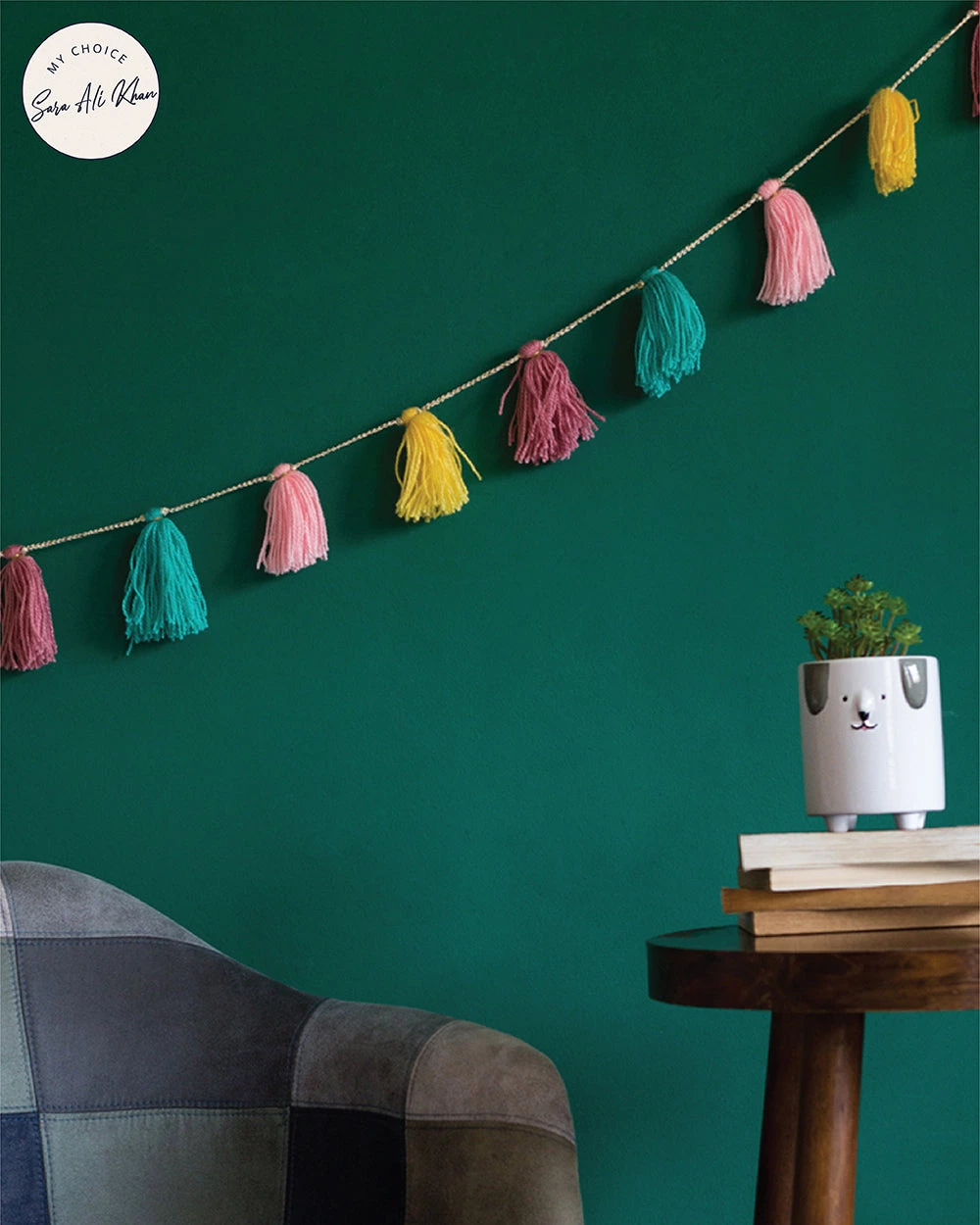 Chumbakdesign Decor & Living Tassel Tales Wall Bunting - Multicolor 3 Chumbakdesign Decor & Living Tassel Tales Wall Bunting - Multicolor