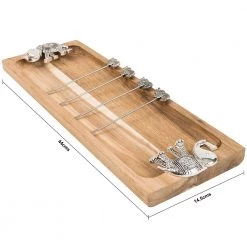 Chumbakdesign House Party Platter & Skewer Set - Elephant Dining & Kitchen