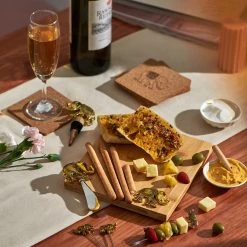 Chumbakdesign Rustic Wooden Platter Set - Elephant