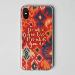 Chumbakdesign Do What You Love Ikkat IPhone X Case