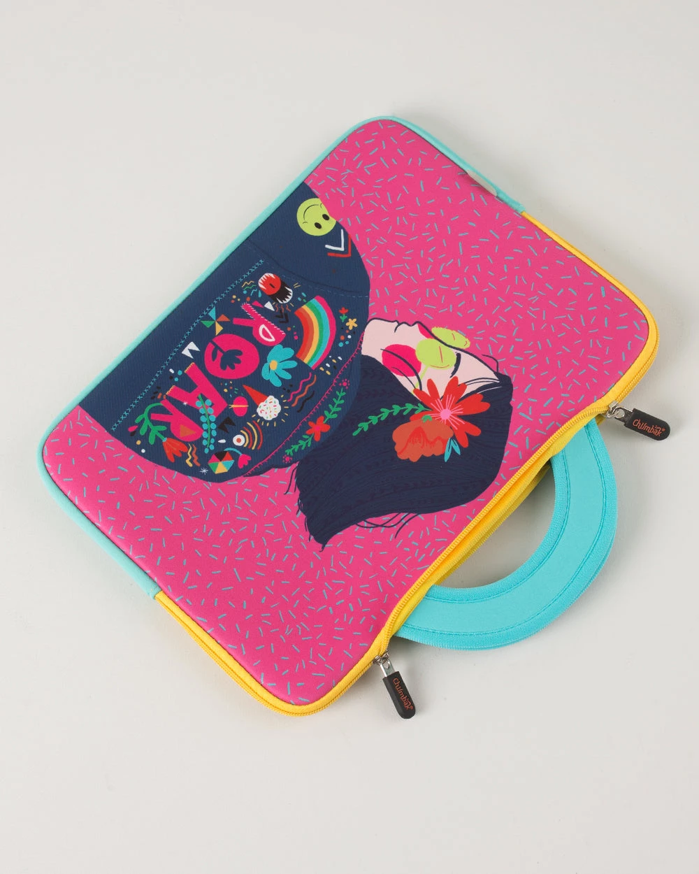 Chumbakdesign Roar Girl Laptop Sleeve - 15.6” Bags & Accessories 4 Chumbakdesign Roar Girl Laptop Sleeve - 15.6” Bags & Accessories