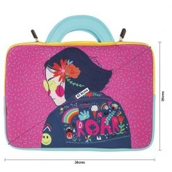 Chumbakdesign Roar Girl Laptop Sleeve - 15.6” Bags & Accessories 11 Chumbakdesign Roar Girl Laptop Sleeve - 15.6” Bags & Accessories