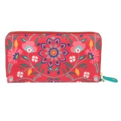 Chumbakdesign Bags & Accessories Lordly Lilies Long Wallet - Red