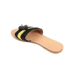 Chumbakdesign FootwearFootwear Tassel Embellished Honey Bee Sliders - 36