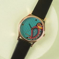 Chumbakdesign TEAL By Chumbak Folksy Owl Wrist Watch Watches & Jewellery