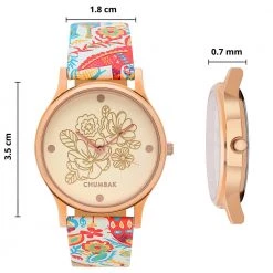 Chumbakdesign TEAL By Chumbak Jungle Beats Watch Ivory Watches & Jewellery