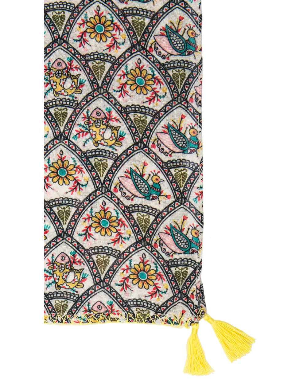 Chumbakdesign Fishy Affair Rectangular Scarf 4 Chumbakdesign Fishy Affair Rectangular Scarf