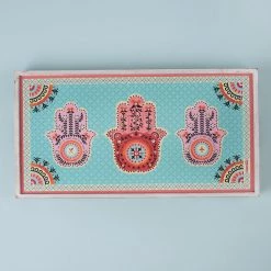 Chumbakdesign Peaceful Palms Foldable Breakfast Table - Ivory Furniture & Storage 9 Chumbakdesign Peaceful Palms Foldable Breakfast Table - Ivory Furniture & Storage