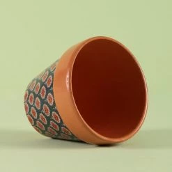 Chumbakdesign Decor & Living Tribal Noons Planter- Green