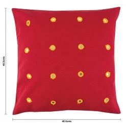 Chumbakdesign Rustic Hues 16” Cushion Cover- Set Of 5