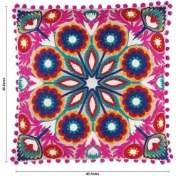 Chumbakdesign Woods Embroidered 16” Cushion Cover 11 Chumbakdesign Woods Embroidered 16” Cushion Cover