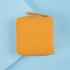 Chumbakdesign Bags & Accessories Take It Easy Embroidered Mini Wallet - Yellow
