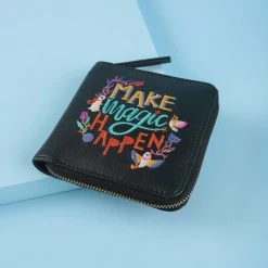 Chumbakdesign Make Magic Happen Embroidered Mini Wallet - Black