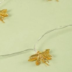 Chumbakdesign Dragon Fly String Lights- Gold