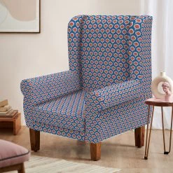Chumbakdesign The Begum Wing Chair -Printed Furniture & Storage