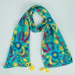Chumbakdesign Bags & Accessories Blooming Birdie Garden Rectangular Scarf