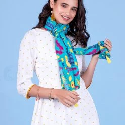 Chumbakdesign Bags & Accessories Blooming Birdie Garden Rectangular Scarf