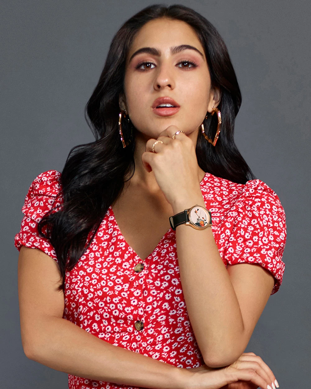 Chumbakdesign Watches & Jewellery TEAL By Chumbak Floral Bird Wrist Watch - Black 9 Chumbakdesign Watches & Jewellery TEAL By Chumbak Floral Bird Wrist Watch - Black