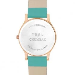 Chumbakdesign TEAL By Chumbak Leafy Branches Wrist Watch- Teal