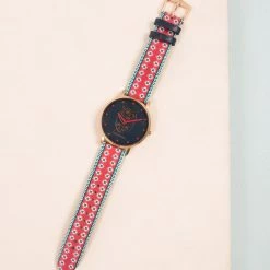 Chumbakdesign TEAL By Chumbak Night Owl Printed Strap Wrist Watch