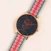Chumbakdesign TEAL By Chumbak Night Owl Printed Strap Wrist Watch