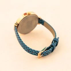 Chumbakdesign Watches & Jewellery TEAL By Chumbak Geometric Owl Printed Strap Wrist Watch