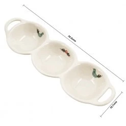 Chumbakdesign Birdie Ivory Dip Platter Dining & Kitchen