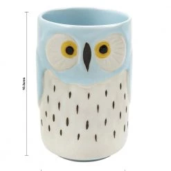 Chumbakdesign Owl Decor Ceramic Tumbler
