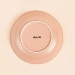 Chumbakdesign Dining & Kitchen Pastel Owl Shallow Bowl - Pink