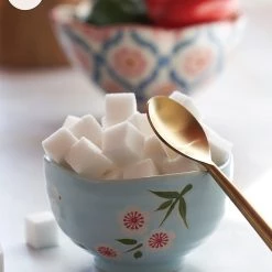 Chumbakdesign Dining & Kitchen Japanese Blossom Ceramic Mini Bowl - Blue