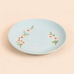 Chumbakdesign Japanese Blossom Dinner Plate - Blue Dining & Kitchen