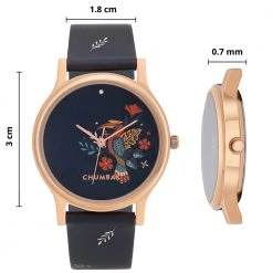 Chumbakdesign TEAL By Chumbak Tropical Birdie Watch Black Watches & Jewellery