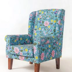 Chumbakdesign Furniture & Storage The Begum Wing Chair - Spring Bloom
