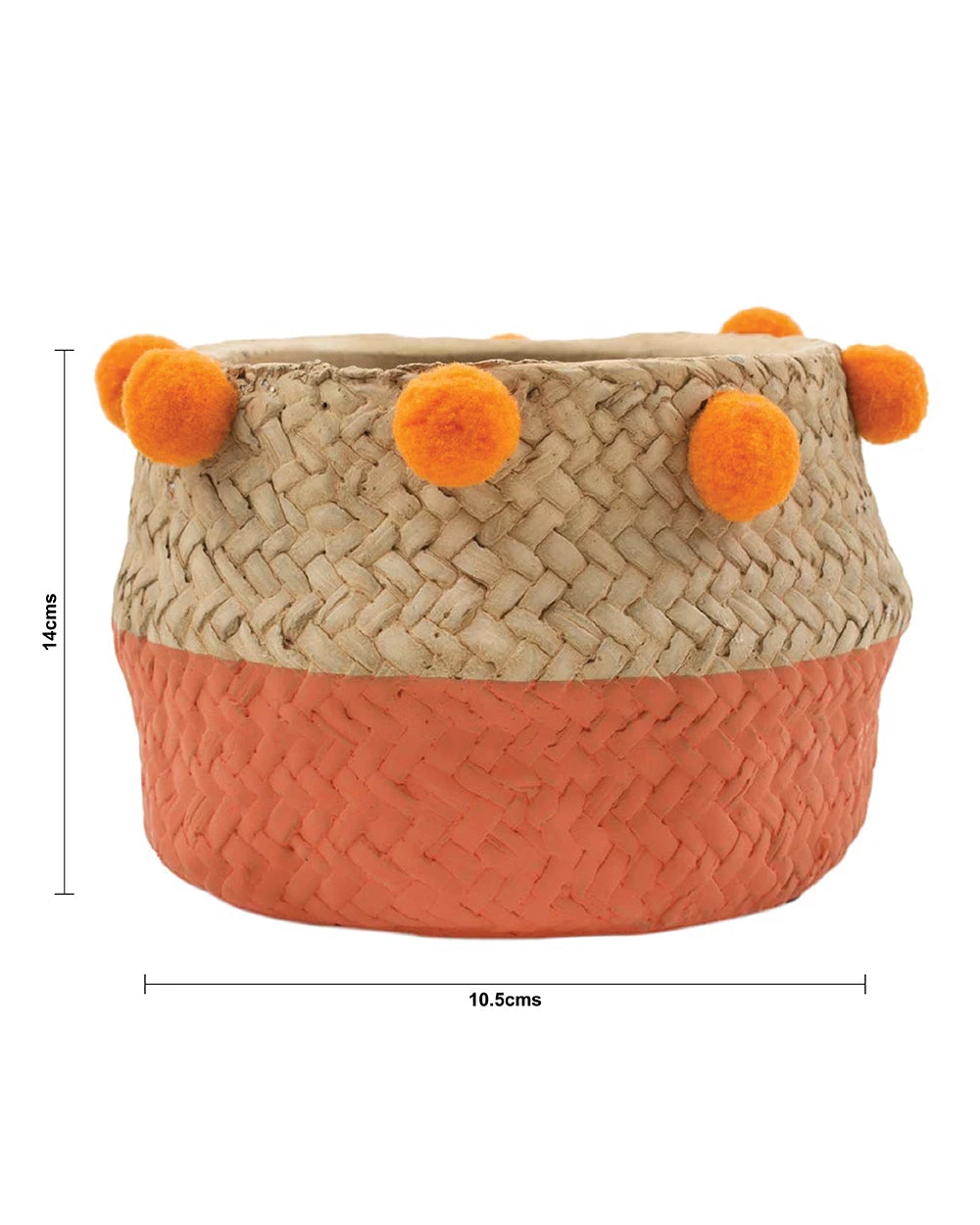 Chumbakdesign Freshly Plucked Planter - Orange 7 Chumbakdesign Freshly Plucked Planter - Orange