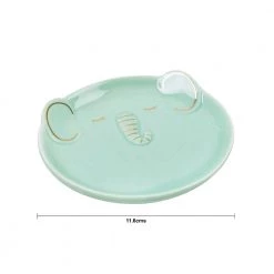 Chumbakdesign Dining & Kitchen Glad Elephant Teal Plate