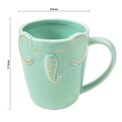 Chumbakdesign Dining & Kitchen Glad Elephant Teal Mug - Large