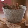 Chumbakdesign Bahamas Leafy Bowl - Mint Dining & Kitchen