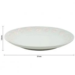 Chumbakdesign Bahamas Leafy Dinner Plate - Mint