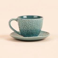 Chumbakdesign Forest Jade Cup & Saucer Set