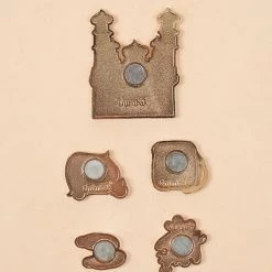 Chumbakdesign Travel India Set Enamel Fridge Magnet - Set Of 5 Souvenirs & Collectibles