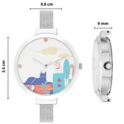 Chumbakdesign Watches & Jewellery Vivid Village Wrist Watch With Bracelet