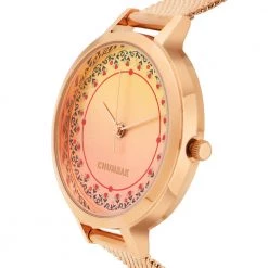 Chumbakdesign Vintage Classic Ombre Watch & Bracelet Rose Gold