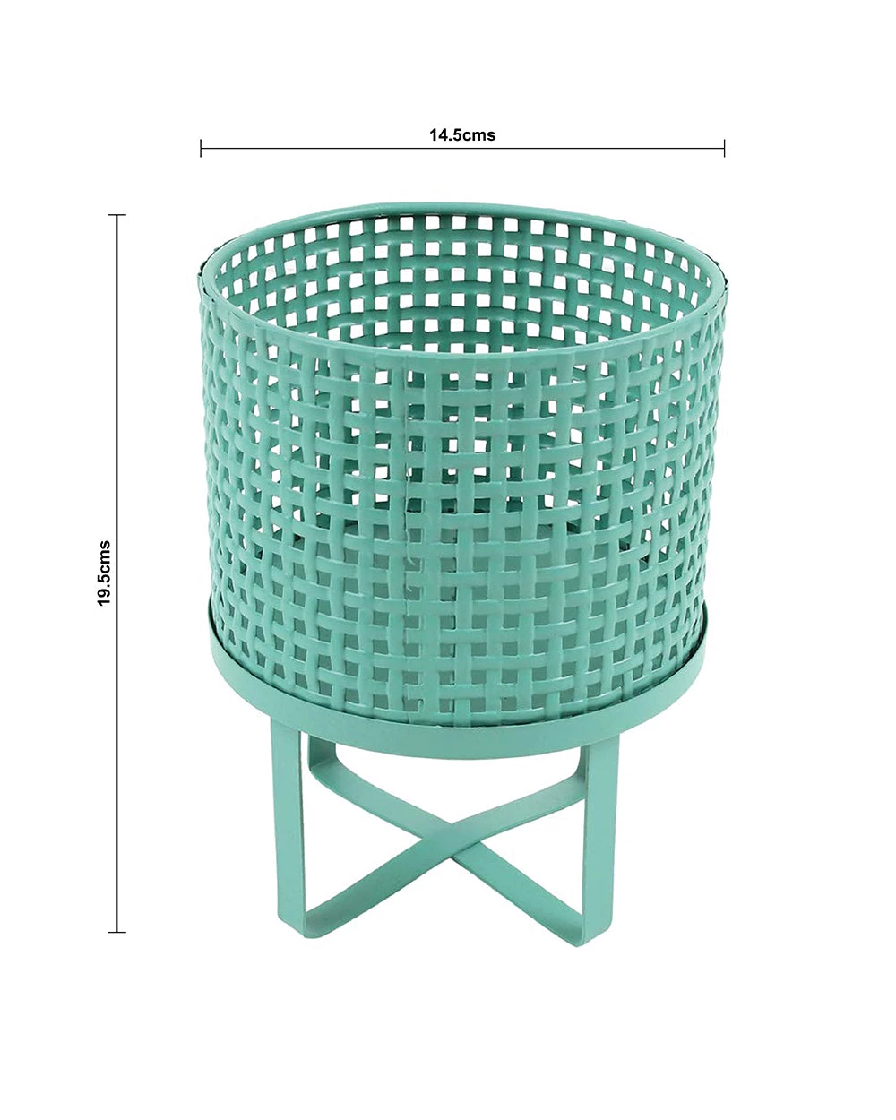 Chumbakdesign Rooted In Style Plant Holder - Teal Decor & Living 7 Chumbakdesign Rooted In Style Plant Holder - Teal Decor & Living
