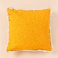 Chumbakdesign Bed & Furnishing Tropical Ikat Fringe Cushion Cover 10 Chumbakdesign Bed & Furnishing Tropical Ikat Fringe Cushion Cover