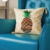 Chumbakdesign Sequin Pineapple Tassel Cushion Cover