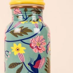 Chumbakdesign European Florals Copper Bottle - Teal 9 Chumbakdesign European Florals Copper Bottle - Teal