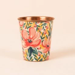 Chumbakdesign Tropical Lilies Copper Tumbler - Small